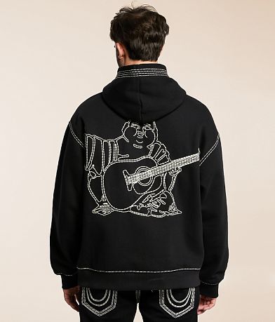 True Religion Super QT Popover Hooded Sweatshirt BACK
