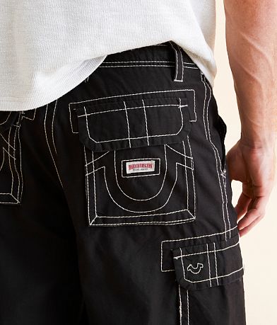 True Religion Baggy Cargo Pant back pocket view