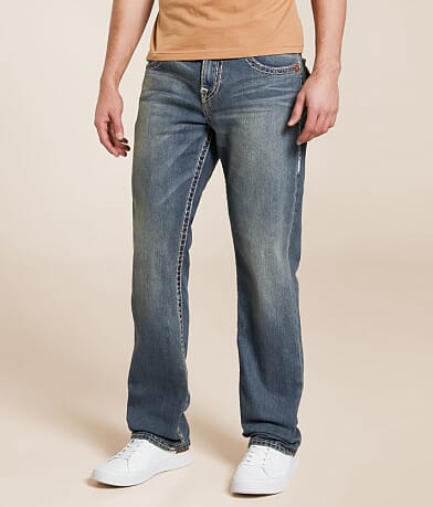 True Religion Ricky Relaxed Straight Stretch Jean front view