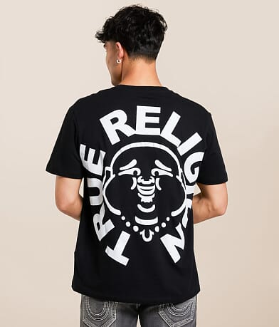 True Religion Buddha Face T-Shirt front view
