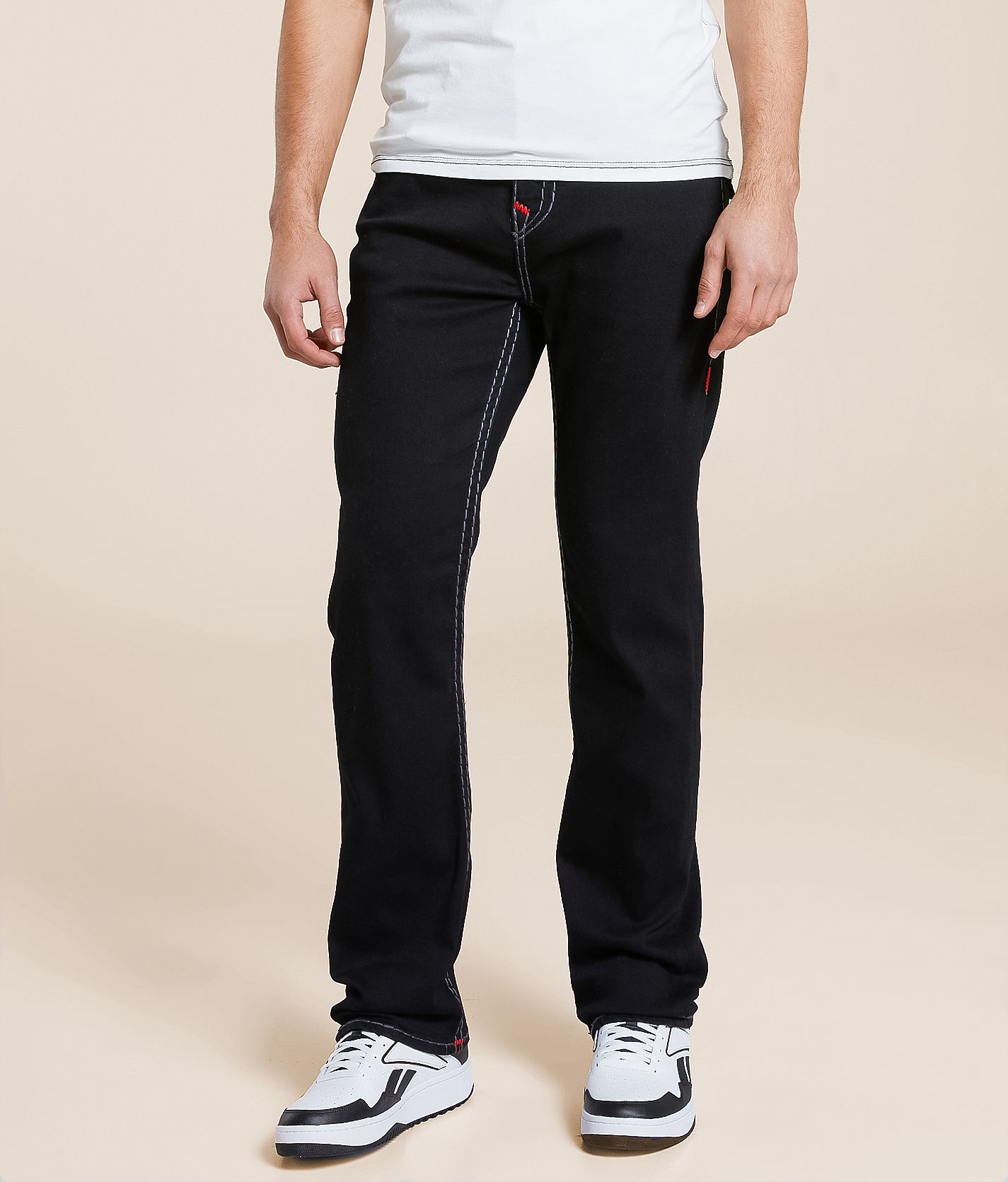 True Religion Ricky Relaxed Straight Stretch Jean - Men's Jeans in