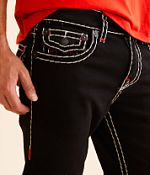 Jean Express Rocco Slim Droit Délavé Noir - Taille W30 L30, Occasion En Très Bon état Pour Homme