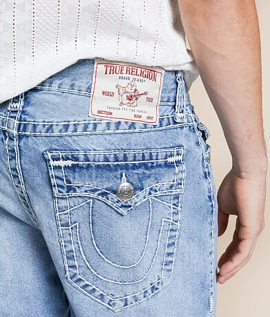 True Religion Bobby Relaxed Baggy Short back pocket view