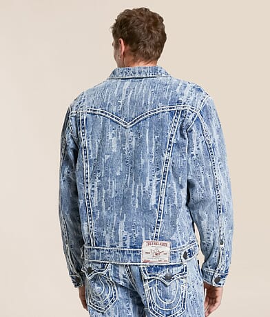 True Religion Oversized Denim Jacket back view