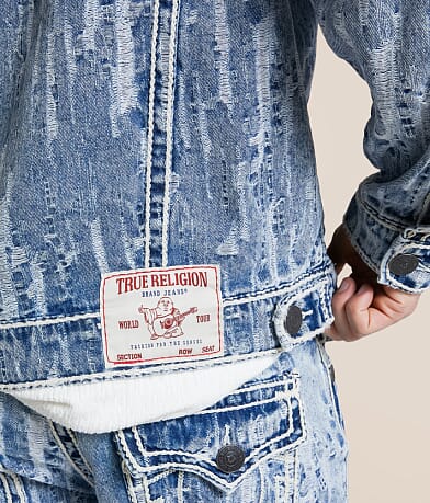 True Religion Oversized Denim Jacket misc detail 1 view