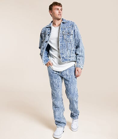 True Religion Oversized Denim Jacket misc detail 3 view