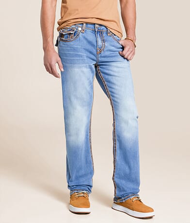 True Religion Ricky Relaxed Straight Stretch Jean front view