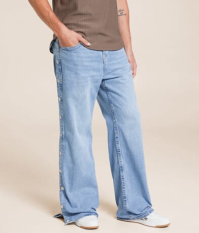 True Religion Vinny Ultra Baggy Tearaway Stretch Jean front view