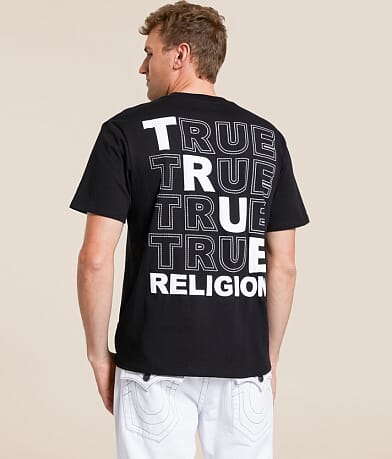 True Religion Puff Stitch T-Shirt front view