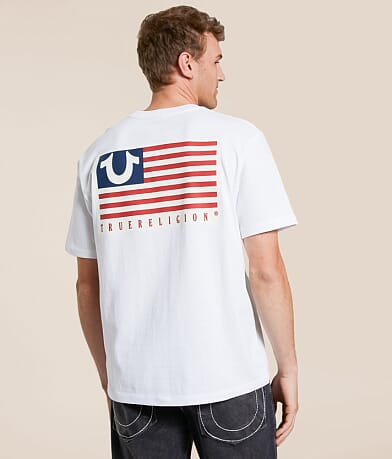 True Religion Flag T-Shirt front view