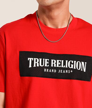 True Religion Mesh Box Logo T-Shirt MISC_DETAIL_1