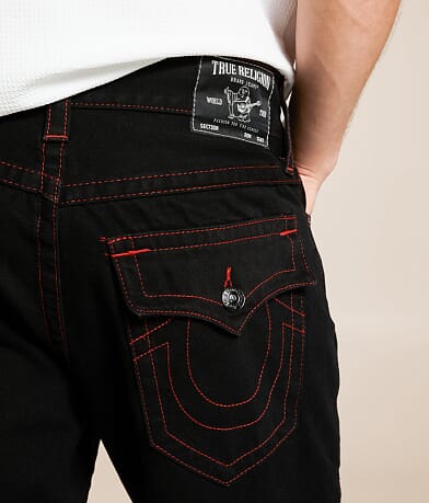 True Religion Ricky Relaxed Straight 12&quot; Short BACK_POCKET