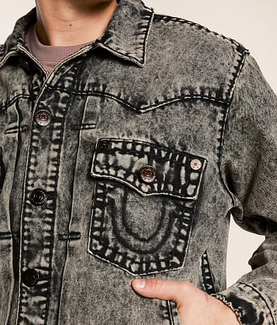 True Religion Super Oversized Denim Jacket MISC_DETAIL_2