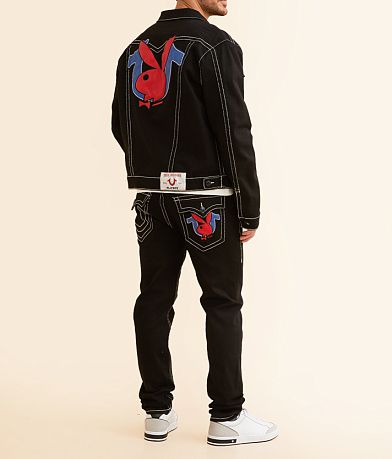 True Religion Playboy Rocco Relaxed Skinny Stretch Jean front view