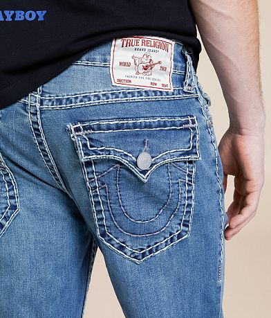 True Religion Billy Relaxed Boot Stretch Jean back pocket view