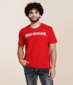 True Religion Flock Buddha T-Shirt - Men's T-Shirts in Trv Red