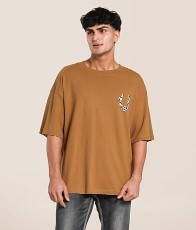 True Religion Painted Oversized T-Shirt front view