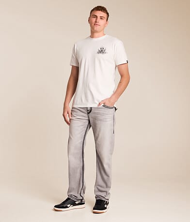 True Religion Ricky Relaxed Straight Stretch Jean front view