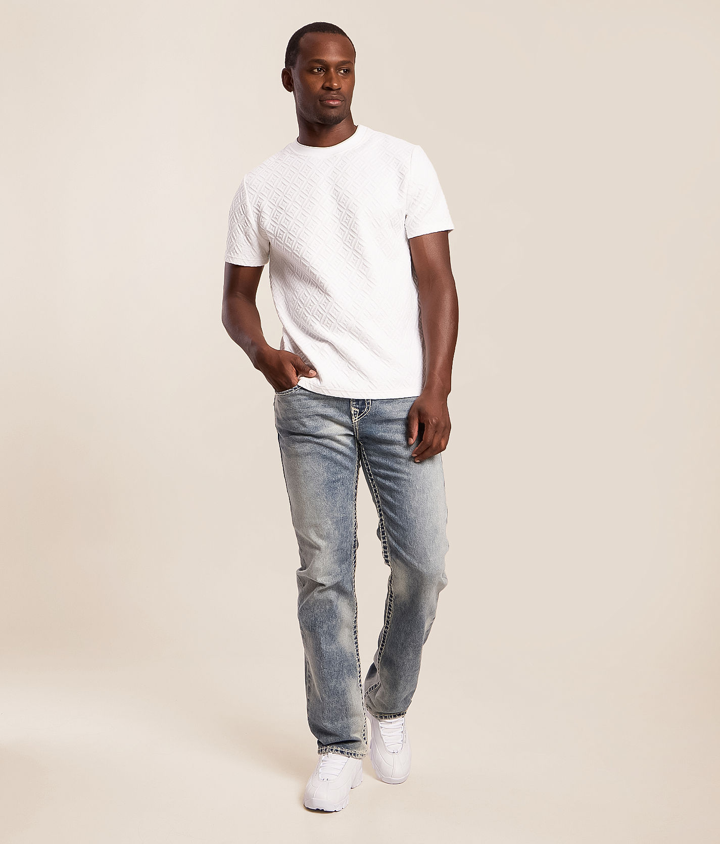 True Religion Ricky Relaxed Straight Stretch Jean - Men's Jeans in