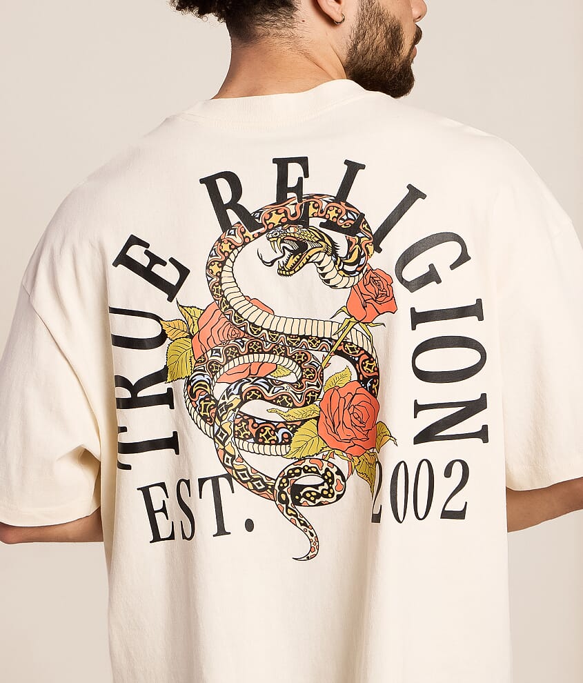 Floral Snake Oversized T-Shirt