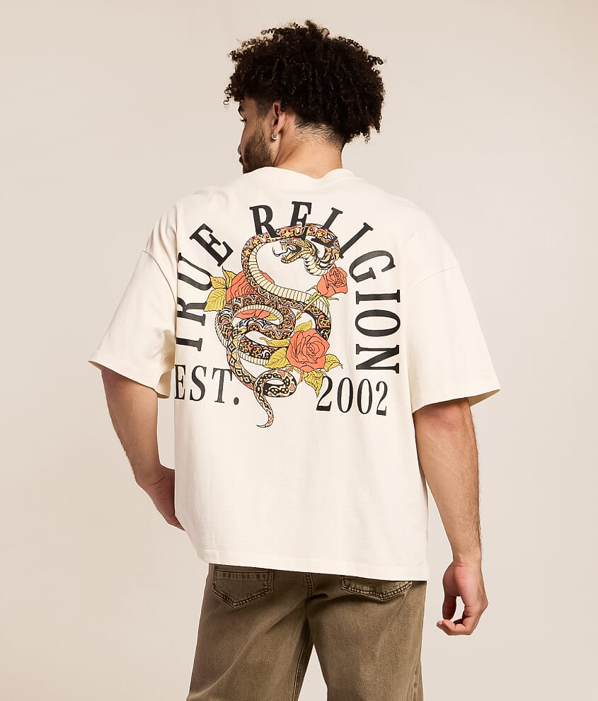 Floral Snake Oversized T-Shirt