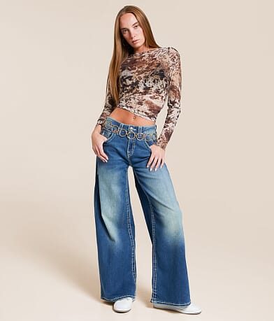 True Religion Jessie Baggy Stretch Jean front view