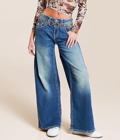 True Religion Jessie Baggy Stretch Jean front view