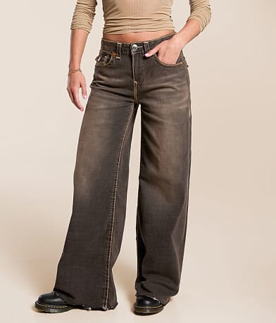 True Religion Jessie Super Baggy Stretch Jean front view