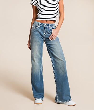 True Religion Bobbi Baggy Stretch Jean front view