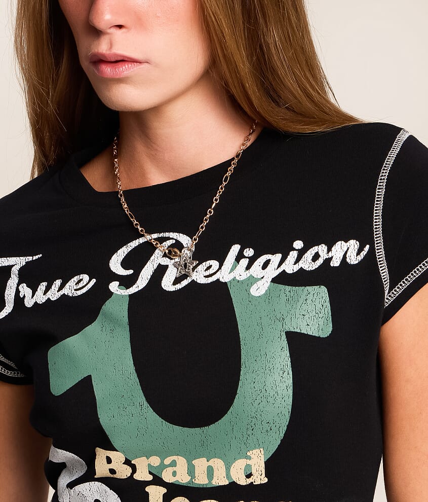 Cap Sleeve Baby Cropped T-Shirt