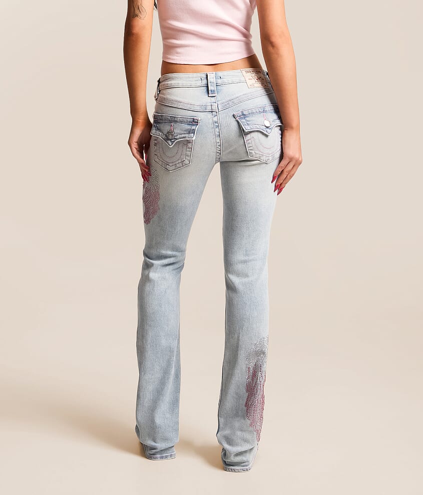 Becca Rhinestone Mid-Rise Boot Stretch Jean thumbnail 4