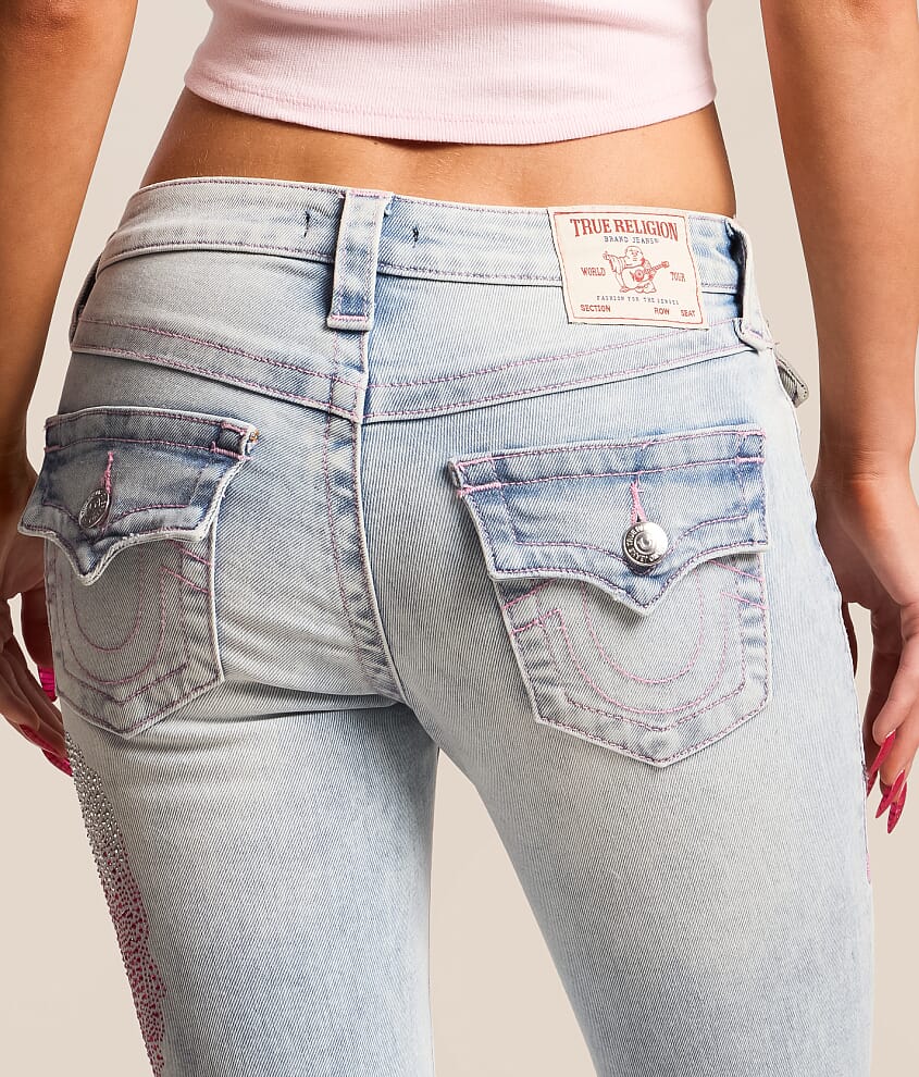 Becca Rhinestone Mid-Rise Boot Stretch Jean thumbnail 5