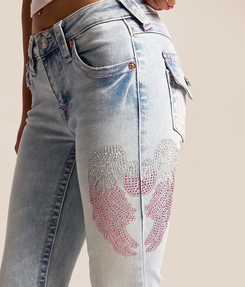 Becca Rhinestone Mid-Rise Boot Stretch Jean thumbnail 7