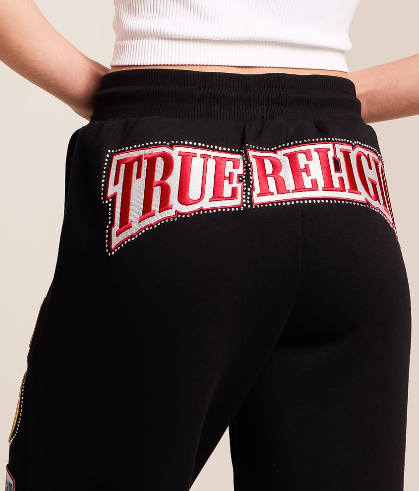 Crystal Patch Straight Sweatpant - thumbnail 5