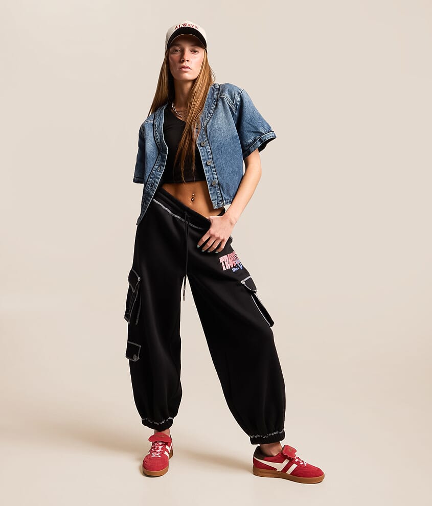 Crystal Cargo Sweatpant