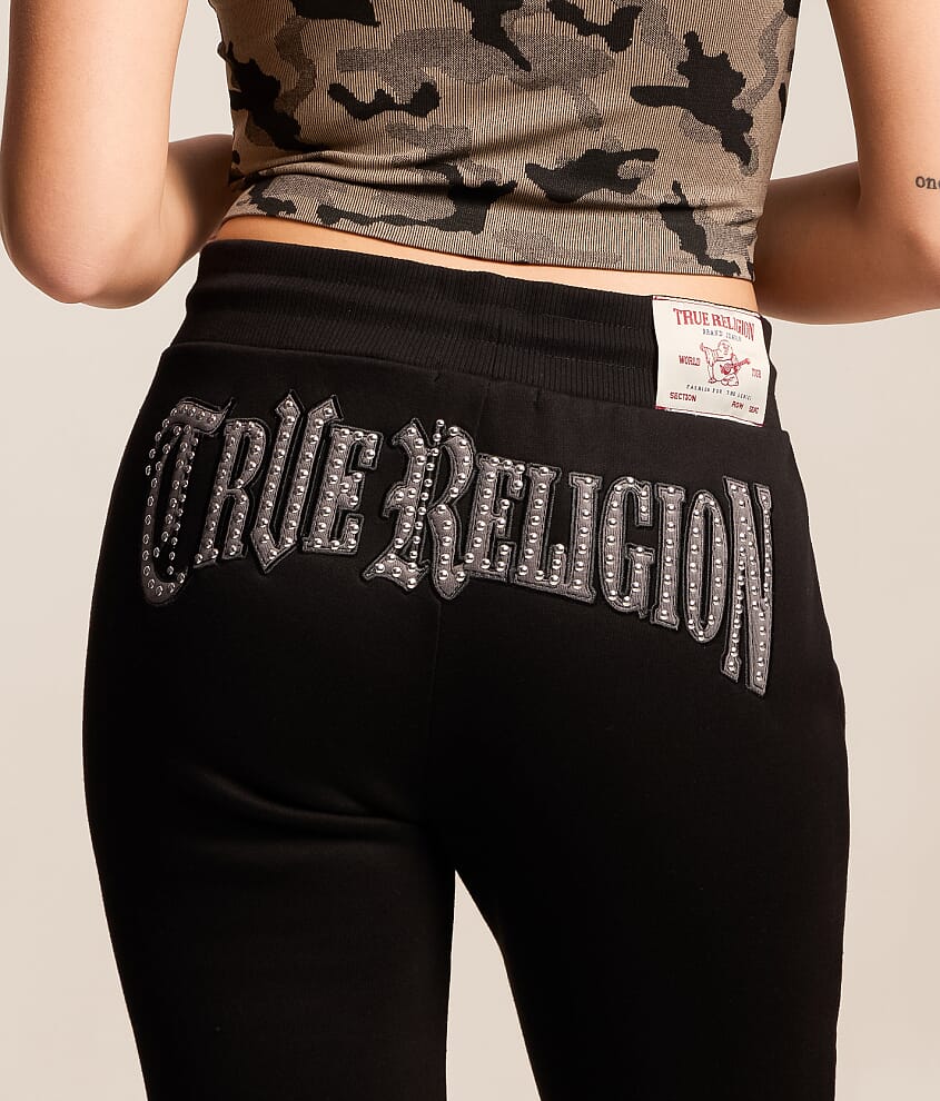 Studded Flare Sweatpant