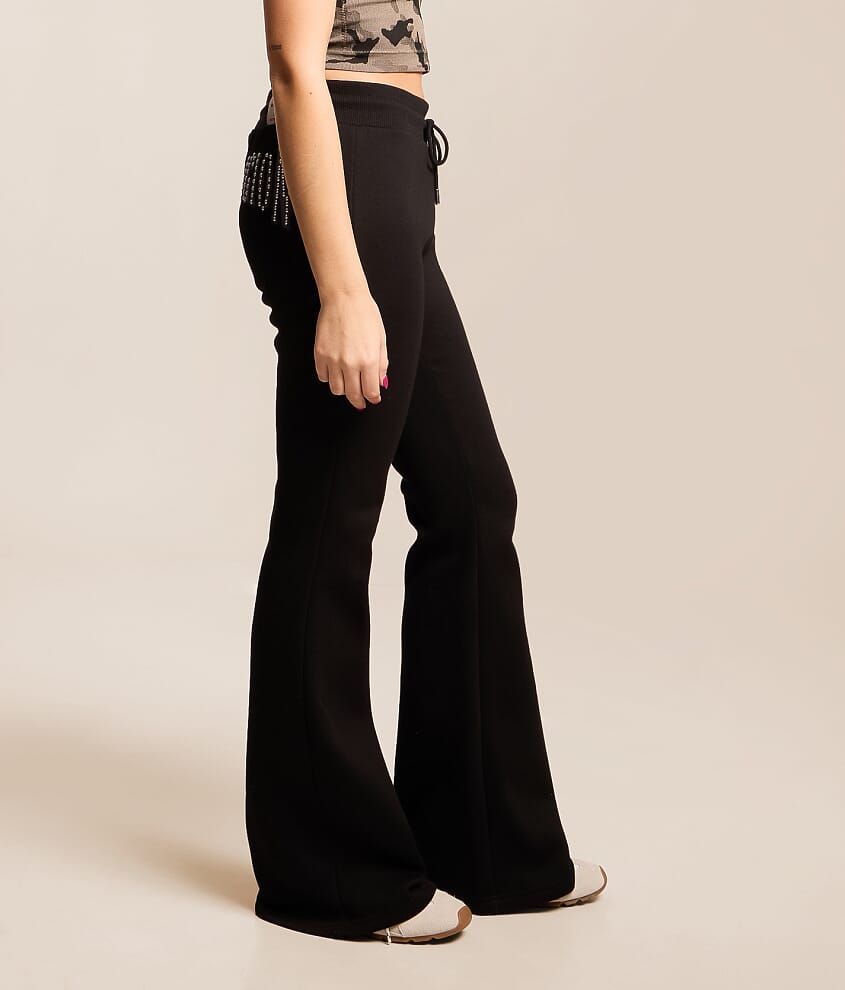Studded Flare Sweatpant