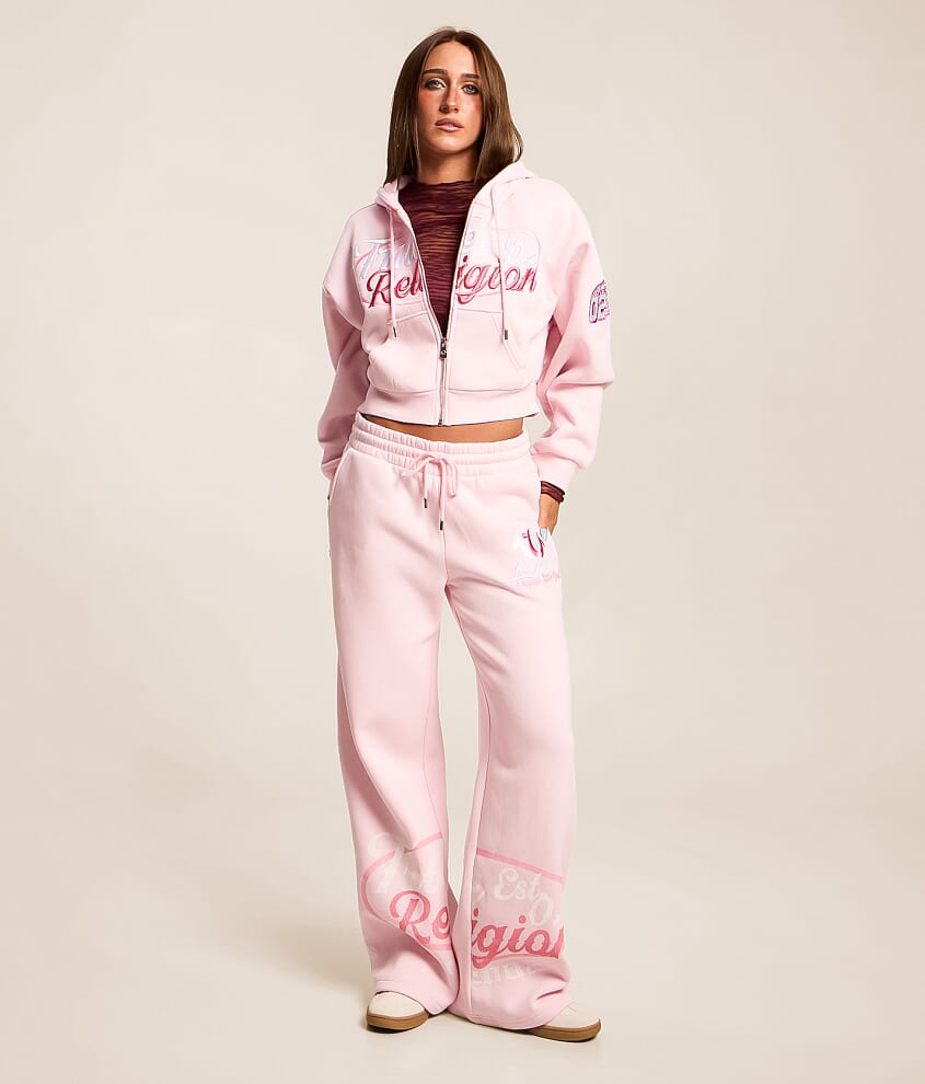 Crystal Cropped Hoodie