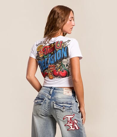 Puff Crystal Cropped T-Shirt