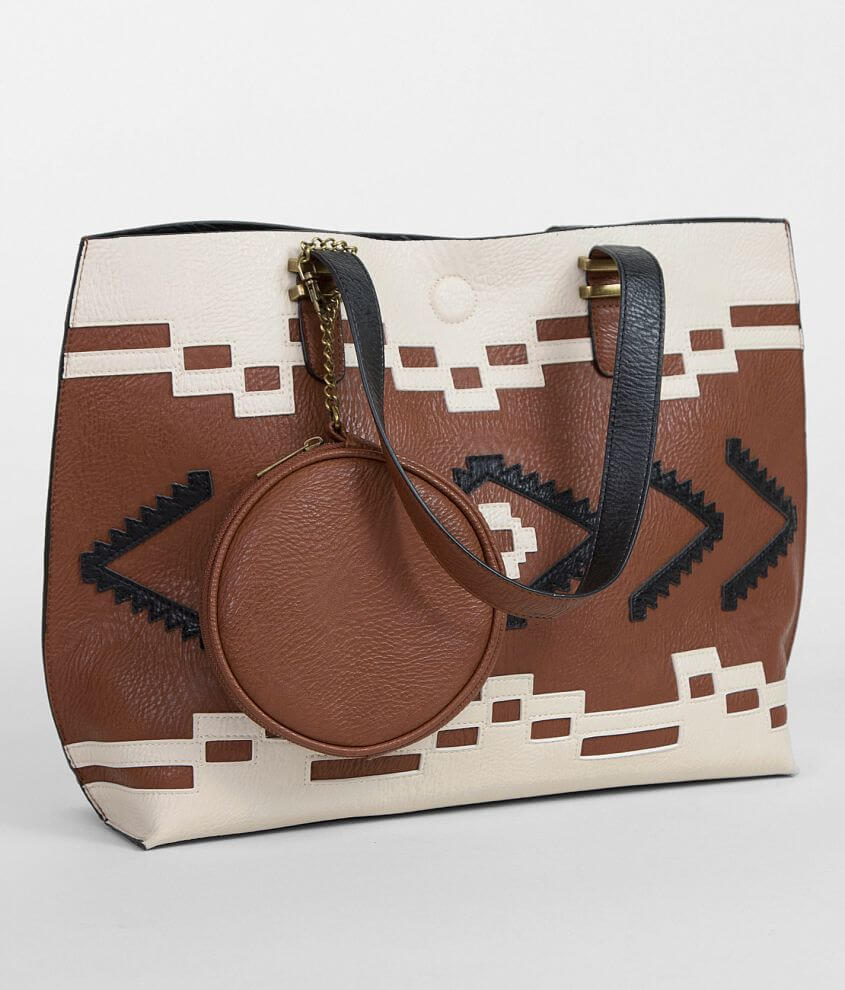 Under One Sky Reversible Purse - Women's Accessories in Cognac Black Cream