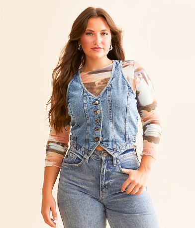 Willow &amp; Root Washed Denim Vest MISC_DETAIL_1