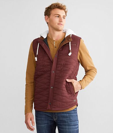 Outpost Makers Hooded Puffer Vest front view