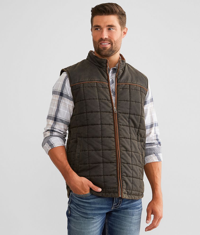 BKE Antique Puffer Vest front view