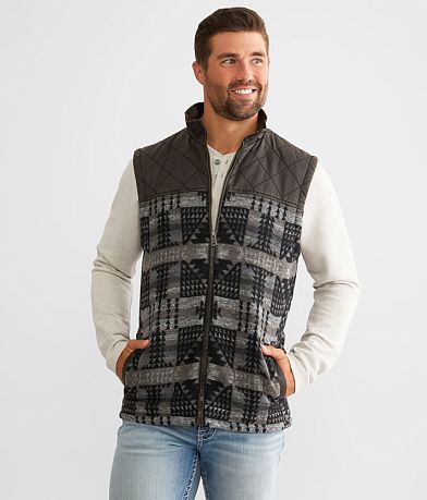 BKE Antique Aztec Vest front view