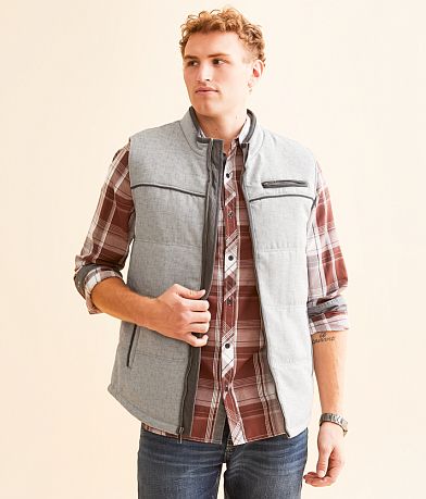Outpost Makers Marled Woven Vest front view