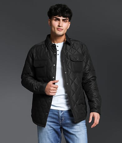 Outpost Makers Quilted Shacket front view