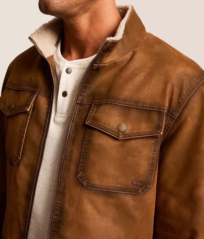 Faux Leather Jacket