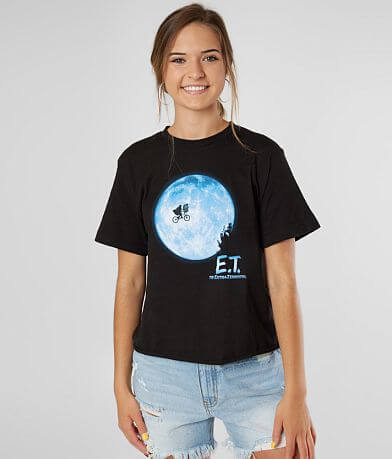E.T. The Extra-Terrestrial In The Moon T-Shirt MISC_DETAIL_1