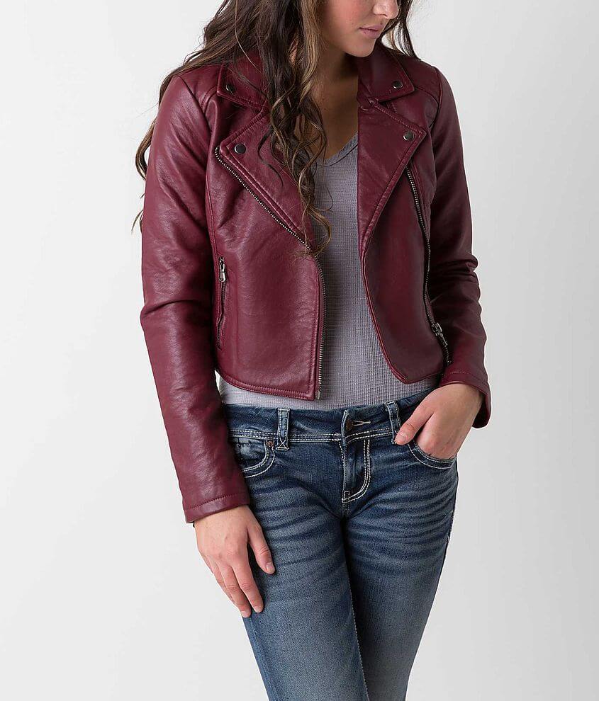Ashley Asymmetrical Zip Jacket - Women's Coats/Jackets in Windsor Wine ...