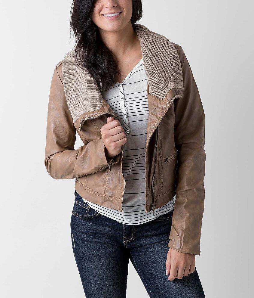 Ashley Faux Leather Jacket - Women's Coats/Jackets in Brown | Buckle